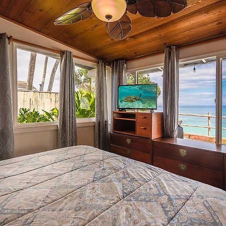 Hawaii Oceanfront Beach House Paradise On The Beach Family Activities Haleiwa Luaran gambar